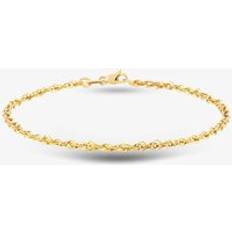 Gold Bracelets T.H.Baker 9ct Yellow Gold Prince of Wales Chain Bracelet 1.29.4301