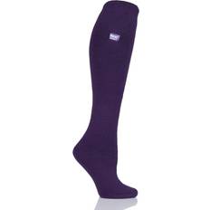 Purple Socks Heat Holders Ladies Lite Long Thermal Socks Purple