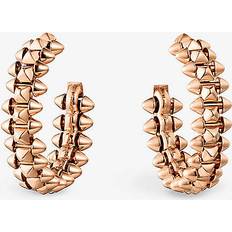 Cartier Earrings Cartier Womens Pink Gold Clash de 18ct Rose-gold Earrings