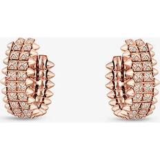 Cartier Jewellery Cartier Womens Rose Gold Clash de 18ct Rose-gold and 1.02ct Brilliant-cut Diamond Hoop Earrings