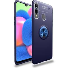 MAULUND Samsung Galaxy A20s Cover m. Ring Stander Blå