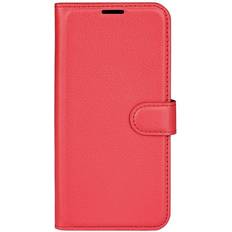 MAULUND OnePlus 11 Litchi Læder Cover m. Pung Rød