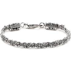 XS Bracelets Emanuele Bicocchi braided bracelet unisex Sterling Silver