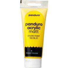 Panduro Acrylic akrylfärg, matt 100 ml – Primay yellow