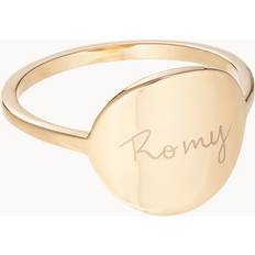 Beige Anillos Merci Maman Personalised Signet Ring