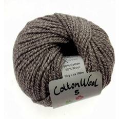 Garn CottonWool 5 Unicolor 148 Rådjursbrun