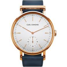Carl Edmond Klockor Carl Edmond RYOLIT WHITE DELUXE ROSE GOLD 32 MM WATCH