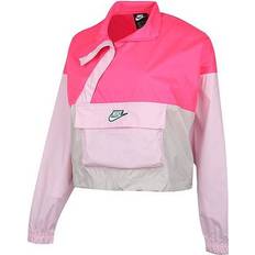 Nike Pink Outerwear Nike Sportswear Woven Anorak - Pink