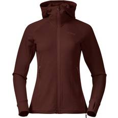 Bergans Women's Ulstein Wool Hood Jacket, XS, Amarone Red