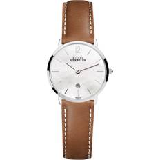 Michel Herbelin Wrist Watches Michel Herbelin City 30.5mm of Pearl Brown Leather Brown