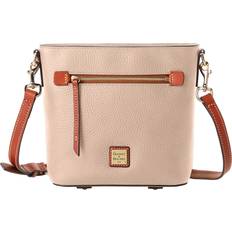 Natural Crossbody Bags Dooney & Bourke Pebble Grain Small Zip Crossbody Shoulder Bag