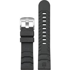 Luminox Men Watch Straps Luminox 3740 Dark Grey Bear Grylls Master Series Rubber Band