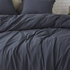 Byourbed Natural Loft Queen Faded Duvet Cover Black