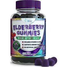 Zinc for kids Vita Miracle Sambucus Elderberry Gummies for Kids 60