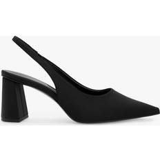 Charles & Keith Trapeze Heel Slingback Pumps
