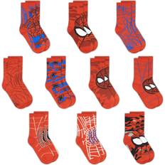 Marvel Underwear Children's Clothing Marvel Spider Man Boys Socks, 10-Pack of Decorative Spiderman Toddler Socks, Amazing Marvel Legends Socks for Boys