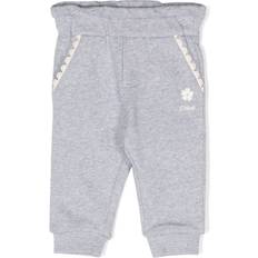 Chloé Kids Cotton Track Pants - Grey Mélange