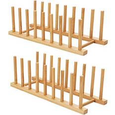 Bamboo Dish Drainers HBlife Bamboo Dish Drainer