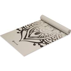 Gaiam Yoga Mat Premium Print Non-Slip Exercise & Fitness Mat for All Types of Yoga, Pilates & Floor Workouts, Dovetail Sundial, 5mm
