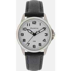 Moretime Klockor Moretime damklocka silver/svart, 27 mm