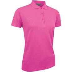 Glenmuir Ladies Cotton Pique Golf Polo Shirt - Hot Pink