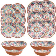 Purely Home Piece Rio Corte Melamine/Plastic Dinner Set