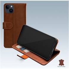 Mobilize Leather Wallet Apple iPhone 14 Brown