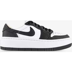 Jordan Womens White Black White Air Elevate Platform-sole Leather Low-top Trainers