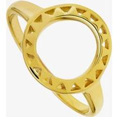 Daisy Daisy London 18ct Gold Plated Halo Sun Ring SMSR203