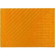 NJRD Alfombra De Lana Levels Stripes Amarillo 200x300 cm Amarillo cm