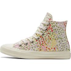 Converse Natural Trainers Converse Chuck Taylor All Star High - Floral Print Egret