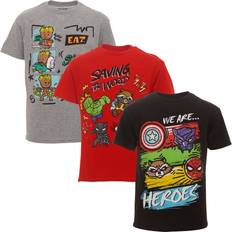 Marvel T-shirts Children's Clothing Marvel Marvel Avengers Guardians of The Galaxy Little Boys Pack T-Shirts