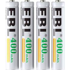 Batteries - NiMH Batteries & Chargers EBL EBL AAAA Rechargeable Batteries, 1.2V 400mAh Ni-MH AAAA Rechargeable Battery for Surface Pen, 4-Count