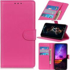 MAULUND Huawei Y6 2019 Læder Flip m. Pung Pink