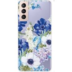 Samsung Galaxy S22 Mobilfodral MAULUND Samsung Galaxy S22 Skal Plast Lila Blommor