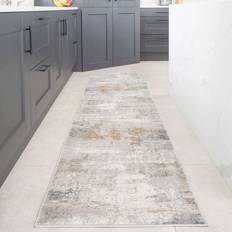 Williston Forge Modern Soft Distressed Grey, Gold