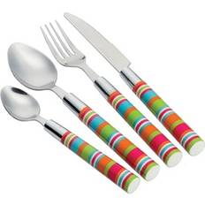 Multicoloured Cutlery Sets Flamefield Smiles Stripe Cutlery Set