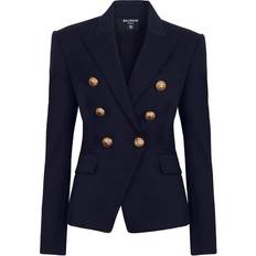 Balmain Women Blazers Balmain Double-breasted blazer navy