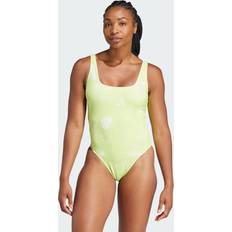 Blanco Trajes de baño Adidas Love Franchise verde blanco mujer - Green/Brown