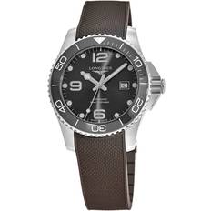 Longines Klockor på rea Longines L3.782.4.76.9 Hydroconquest Grå/Gummi Ø43 mm