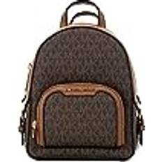 Michael Kors Jaycee XS Mini Convertible Backpack MK Signature Crossbody Brown