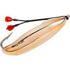 Bomber Fishing Gear Bomber Saltwater Grade Who Dat Weedless Rattling Spoon Fishing Lure Gold