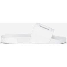 Dolce & Gabbana DG Millenials beach slides men Rubber/Rubber/Rubber White