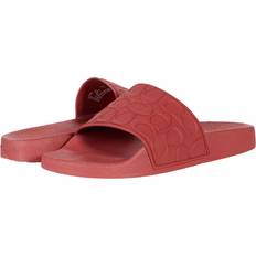 Coach Red Slippers & Sandals Coach Men's Signature Pool Slide Brick Red