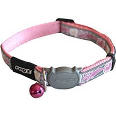 Rogz Cat Pets Rogz Rogz Reflective Cat Collar with Breakaway Clip Bell, fully breeds, Butterfly