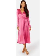 Vaaleanpunainen Mekot Bubbleroom Occasion Rae Satin Dress Pink