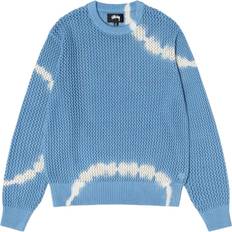 Stussy Kläder Stussy Pig. Dyed Loose Guage Sweater Genser Lyseblå