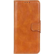 MAULUND Samsung Galaxy S22 Vintage Horse Texture Læder Cover m. Pung Brun