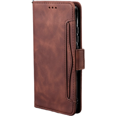 OnePlus Nord Læder Cover m. Udvendig Kortholder Brun