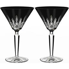 Nero Bicchieri da cocktail Waterford Lismore Black Martini Cocktail Glass 2pcs